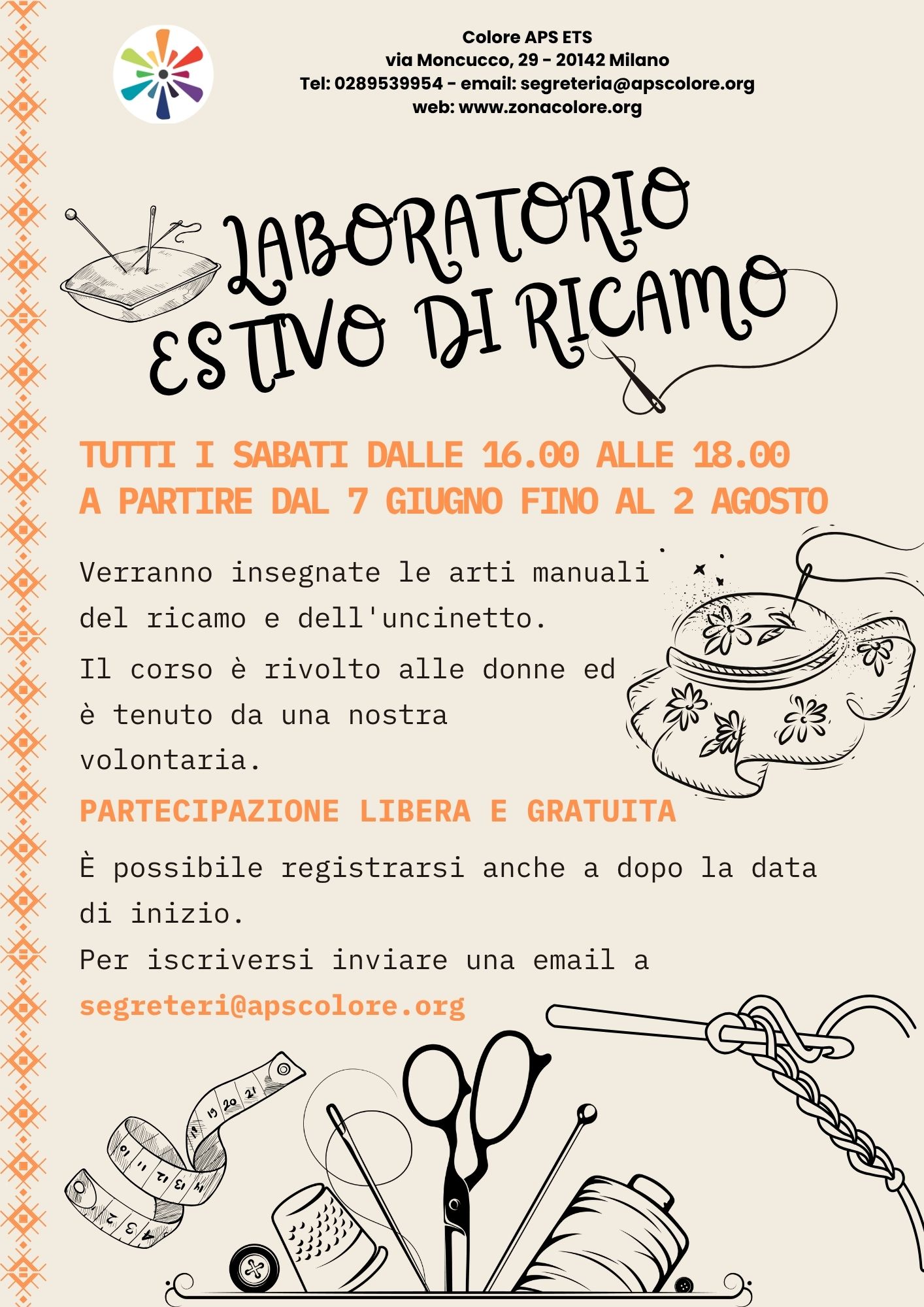 2025_06_07_LABORATORIO ESTIVO DI RICAMO