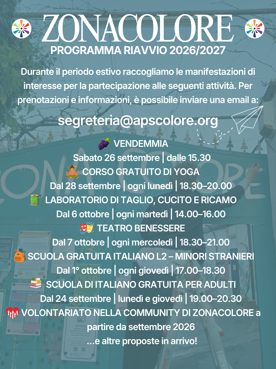 ZONACOLORE PROGRAMMA RIAVVIO 2026-2027
