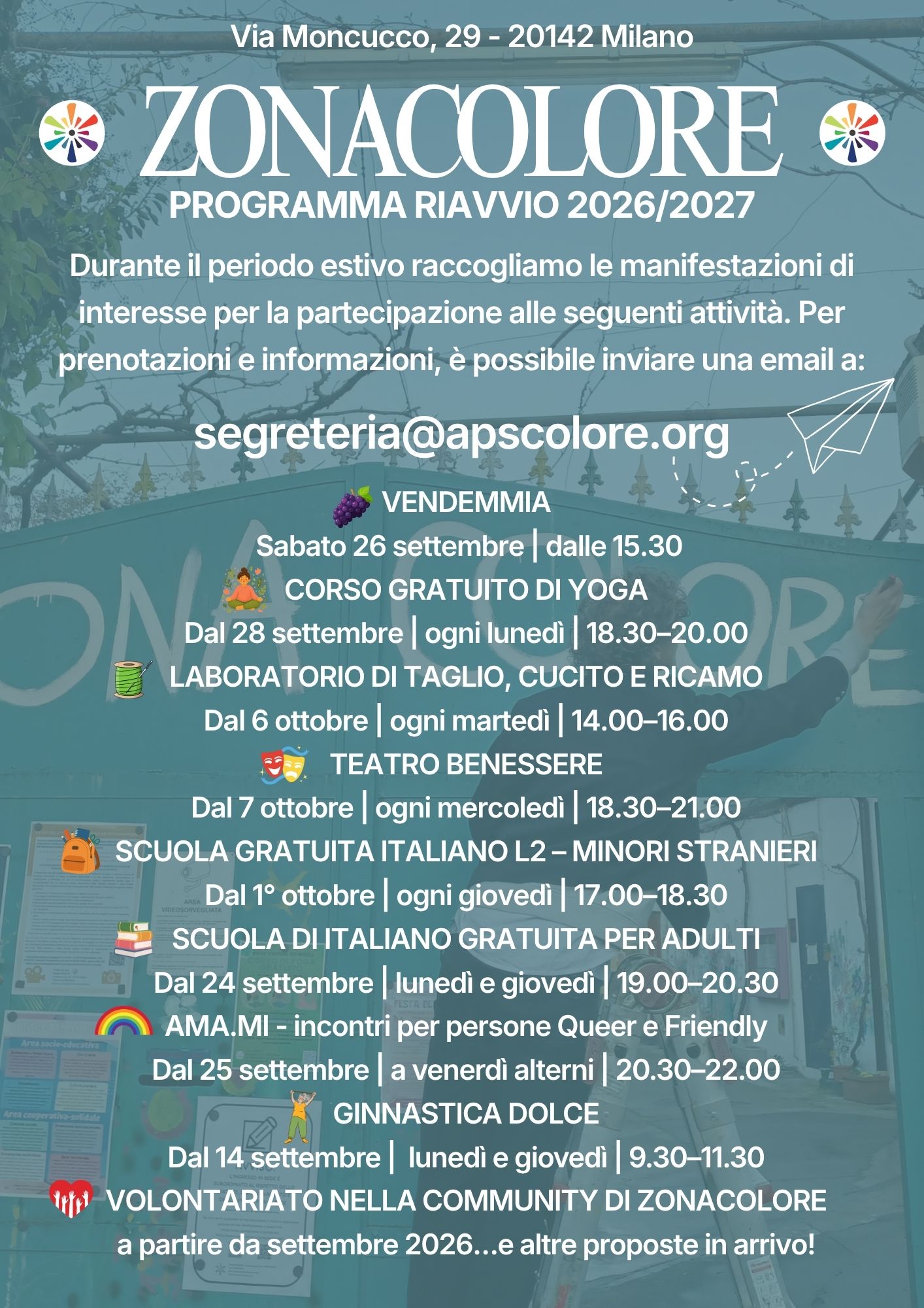 ZONACOLORE PROGRAMMA RIAVVIO 2026-2027